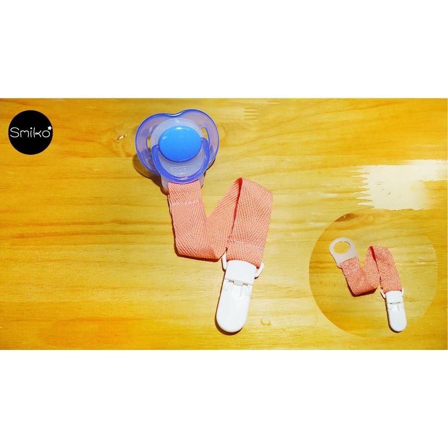 Smiko腸腸妞【5K8393】20mm矽膠彈力香草奶嘴雙用奶嘴固定掛環 奶嘴鏈/奶嘴掛環/嬰兒/寶寶/防掉落帶-細節圖5