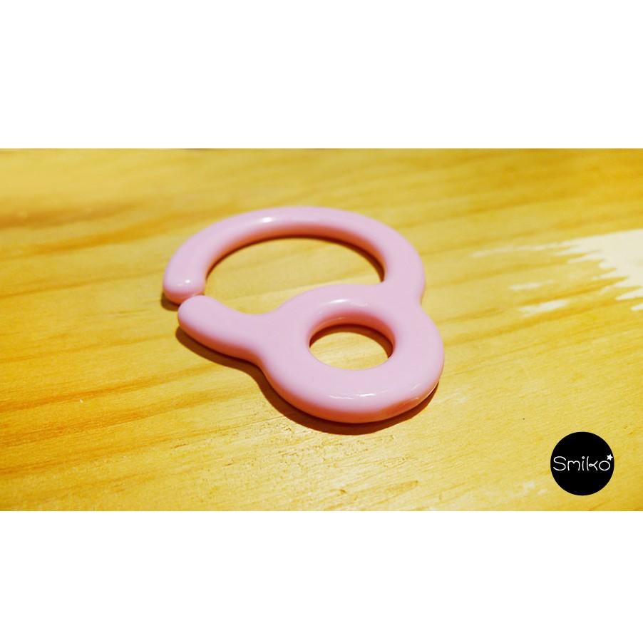 Smiko腸腸妞【5K8392】15mm大型塑膠玩具防掉落帶扁問號掛勾 奶嘴鏈/奶嘴掛環/嬰兒/寶寶/防掉落帶-細節圖3