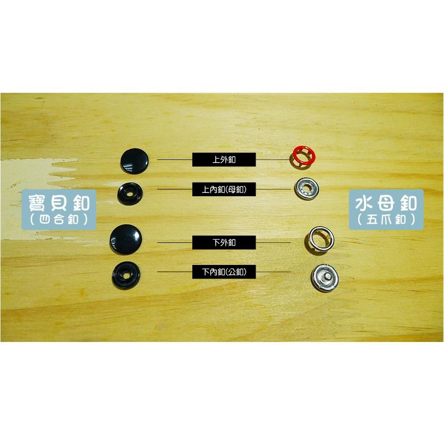 Smiko腸腸妞 (釦類選擇指南)水母釦/水母扣/寶貝釦/寶貝扣/五爪扣/五爪釦/四合釦/四合扣-細節圖3