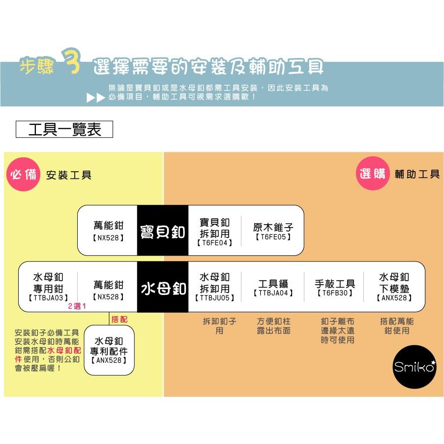 Smiko腸腸妞 (釦類選擇指南)水母釦/水母扣/寶貝釦/寶貝扣/五爪扣/五爪釦/四合釦/四合扣-細節圖6
