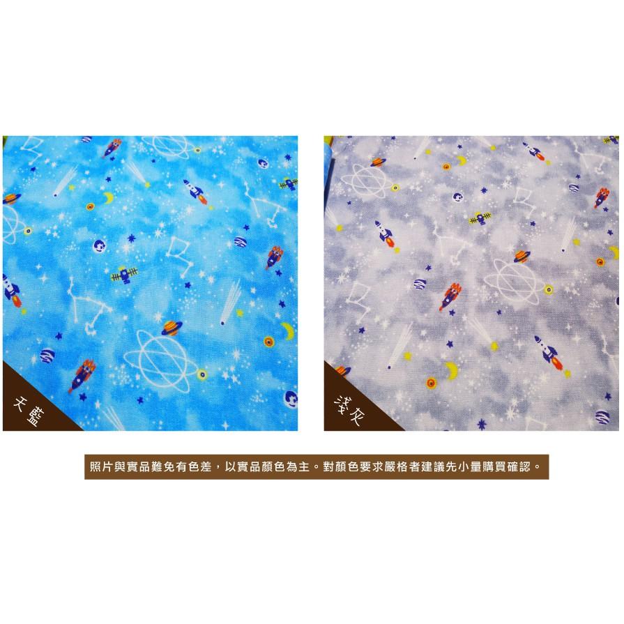 SMIKO腸腸妞【6C8411】(日本製)幻彩星座太空火箭二重紗 布料/寶寶/雙層紗/二層紗/嬰兒/口水巾-細節圖4