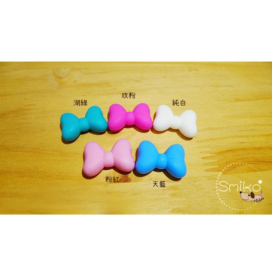 SMIKO腸腸妞【5B8525】立體蝴蝶結彈力矽膠QQ樂 奶嘴鏈/DIY/材料-細節圖4