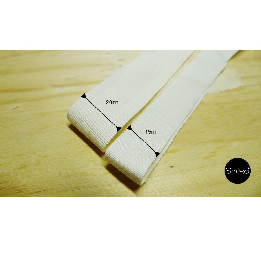 Smiko腸腸妞【R6F115】本白薄款純棉織帶 四合釦/四合扣/包屁衣/寶貝扣/暗扣/吊帶夾/奶嘴夾-細節圖4