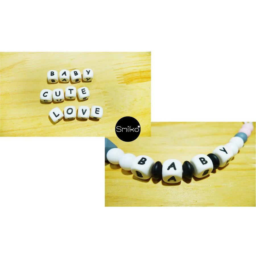 Smiko腸腸妞【5B7372】12mm字母系列咬咬樂 緞帶/織帶/蝴蝶結/防掉落帶/DIY/髮飾-細節圖6