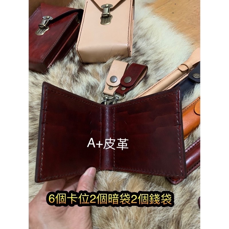 男用皮夾-手工短夾-男用短夾-牛皮短夾-真皮短夾-皮革短夾-牛皮皮夾-真皮皮夾-手工皮夾-皮革皮夾-客製品-手工訂做-細節圖7