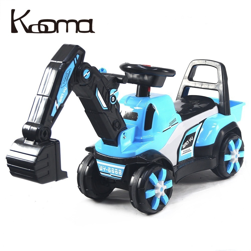 【Wisdom Life】KOOMA 挖土機音樂助步車(學步車) ，購買請選顏色，台灣商品檢驗合格-細節圖2