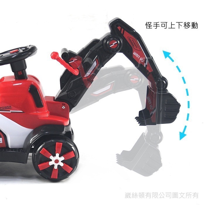 【Wisdom Life】KOOMA 挖土機音樂助步車(學步車) ，購買請選顏色，台灣商品檢驗合格-細節圖7