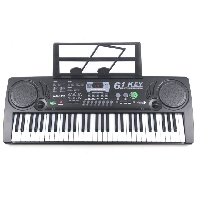 【Wisdom Life】61鍵音樂多功能電子琴樂器 (附麥克風、歌本架) 台灣商品檢驗合格，大材積無法超商取貨-細節圖2