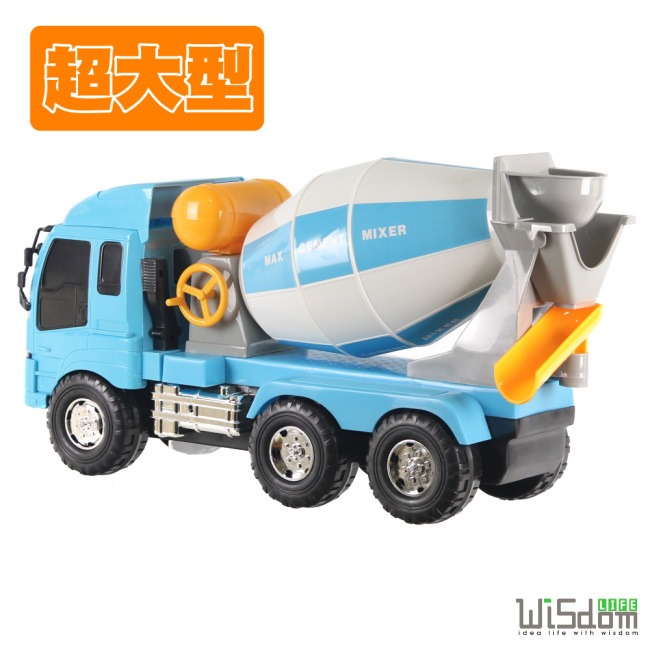 【Wisdom Life】WISDOM 仿真磨輪動力車系列-超大混凝土車 台灣商品檢驗合格-細節圖2