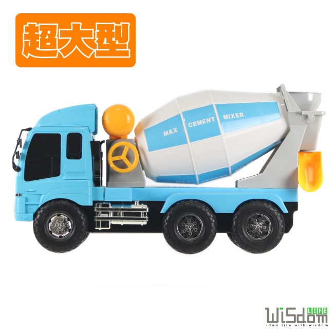 【Wisdom Life】WISDOM 仿真磨輪動力車系列-超大混凝土車 台灣商品檢驗合格-細節圖3