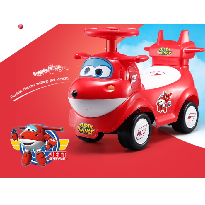 【Wisdom Life】SUPER WINGS 兒童音樂助步車-杰特(紅) 台灣商品檢驗合格-細節圖4