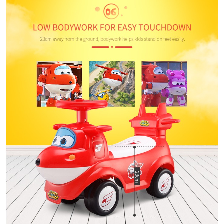 【Wisdom Life】SUPER WINGS 兒童音樂助步車-杰特(紅) 台灣商品檢驗合格-細節圖10