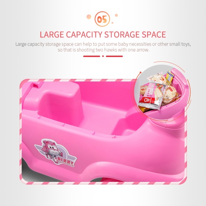 【Wisdom Life】SUPER WINGS兒童助步車-蒂蒂(粉紅) 台灣商品檢驗合格-細節圖9