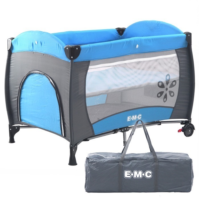 【Wisdom Life】EMC 雙層安全嬰兒床(具遊戲功能)遊戲床附贈尿台、遮光罩與蚊帳，台灣CNS檢驗合格-細節圖4