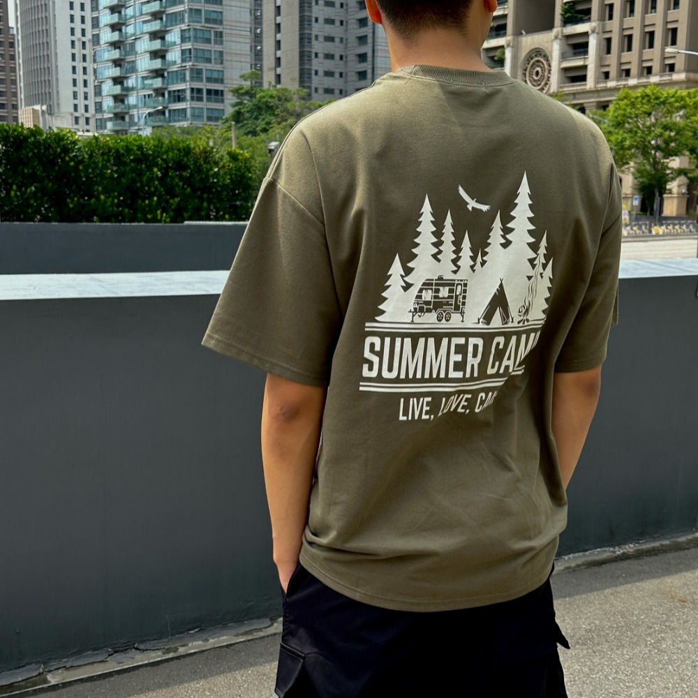 Aftersunrise-Summercamp挺版露營T(2Colors)-細節圖7