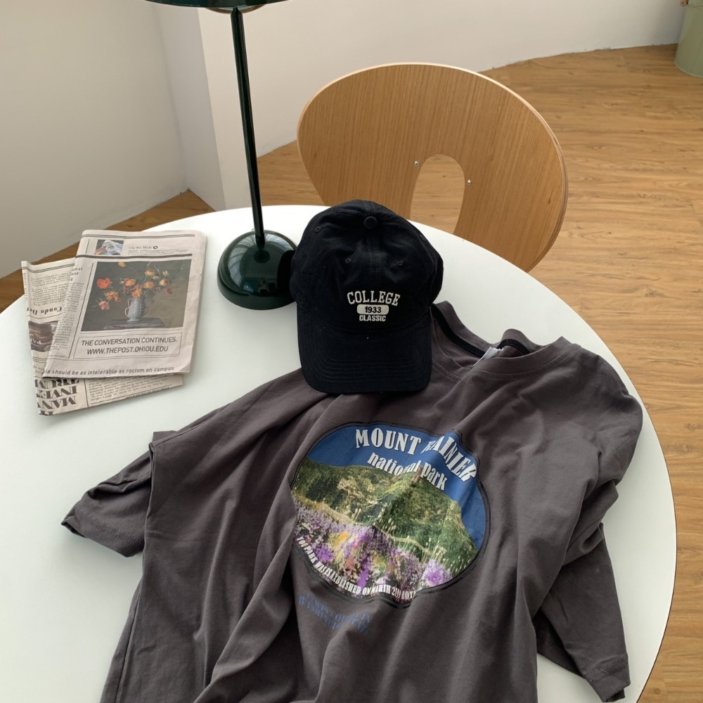 Beforesunrise-ins風景大Tee(男女皆可)(3Colors)-細節圖11