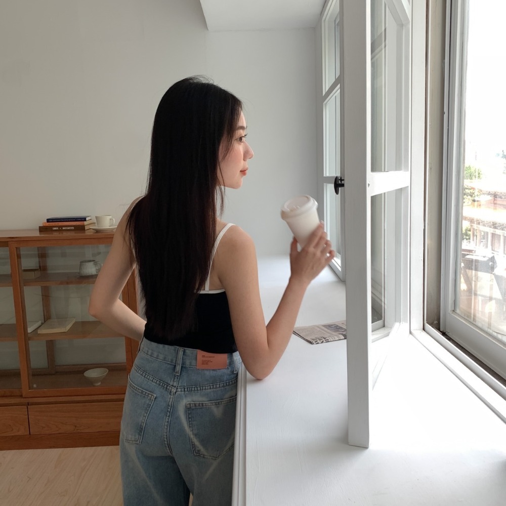 Beforesunrise-愛心淺色牛仔褲-細節圖2