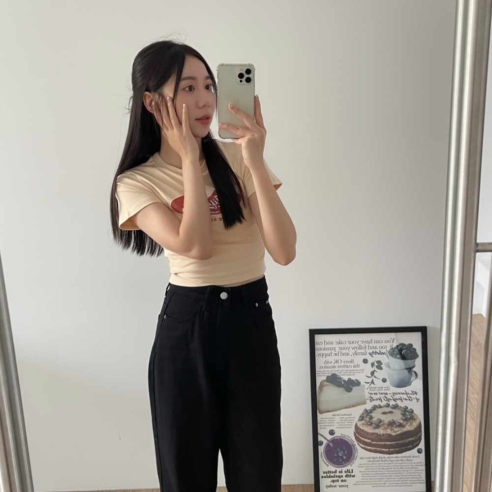 Beforesunrise-美式英字顯瘦短T(4Colors)-細節圖4