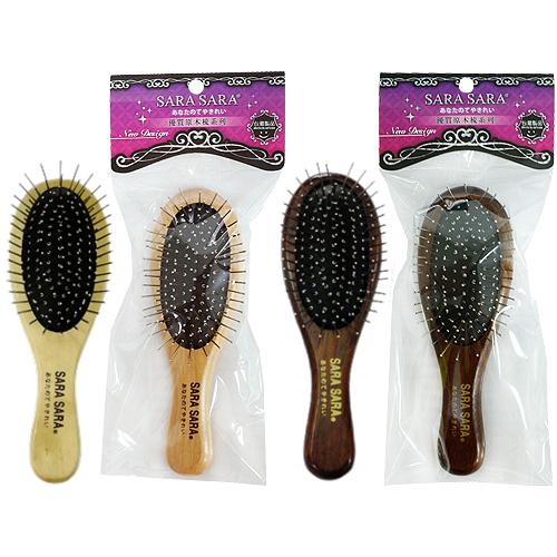 優質原木梳 -小葫蘆鐵針梳/小桃鐵針梳 1入 【隨機出貨不挑色】-細節圖2