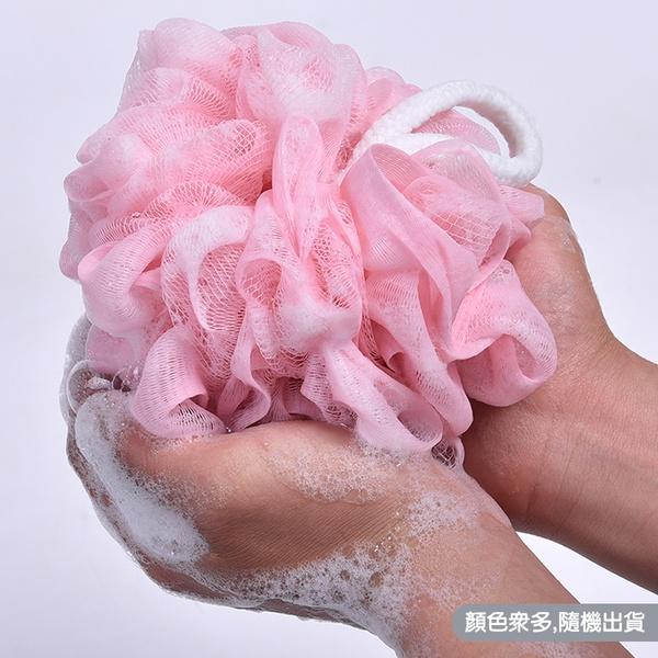 可掛單色起泡綿綿球沐浴球 盥洗用品【顏色隨機出貨】-細節圖4