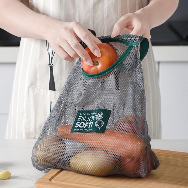 蔬果透氣收納網袋 DIE1289 蔬果收納 塑膠袋 環保袋-細節圖7
