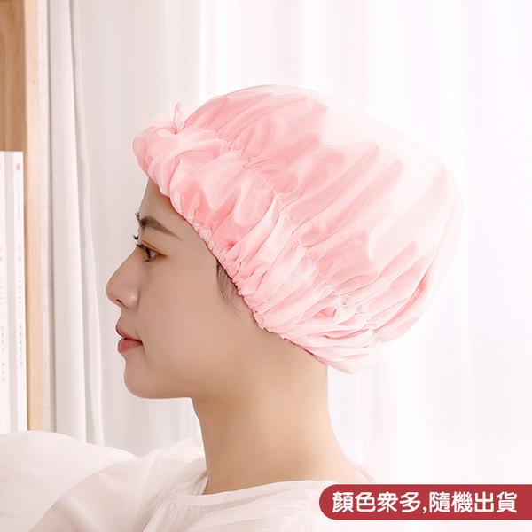 素色防水浴帽 1入【隨機出貨不挑色】-細節圖4