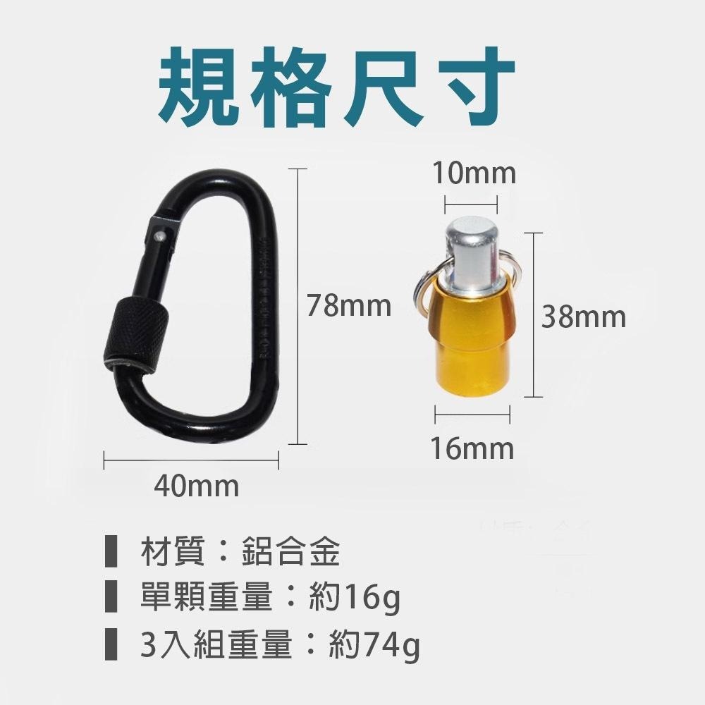 【台灣現貨】起子頭款鑰匙圈 鋁合金 快脫接桿 接座 六角起子頭 起子頭收納 套筒起子-細節圖5