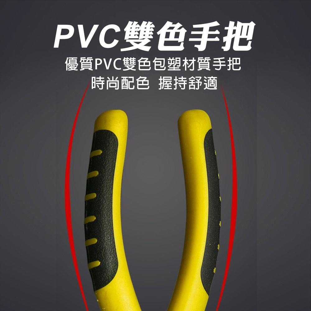 【台灣現貨】8吋 日式鋼絲鉗 200mm 膠柄 鋼絲鉗 老虎鉗-細節圖4