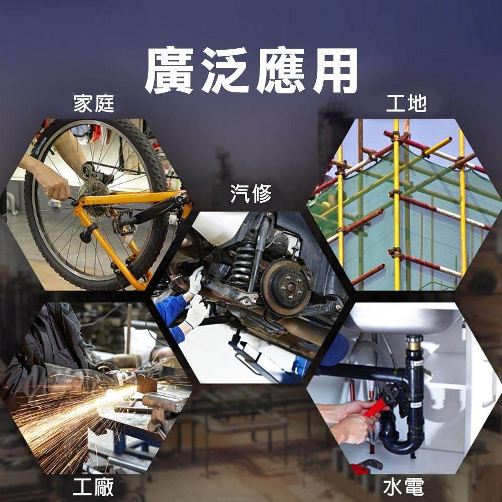 【台灣出貨】8~19mm T型套筒六角板手 外六角扳手 8~19mm 電鍍白 T桿 T字 長套筒-細節圖3