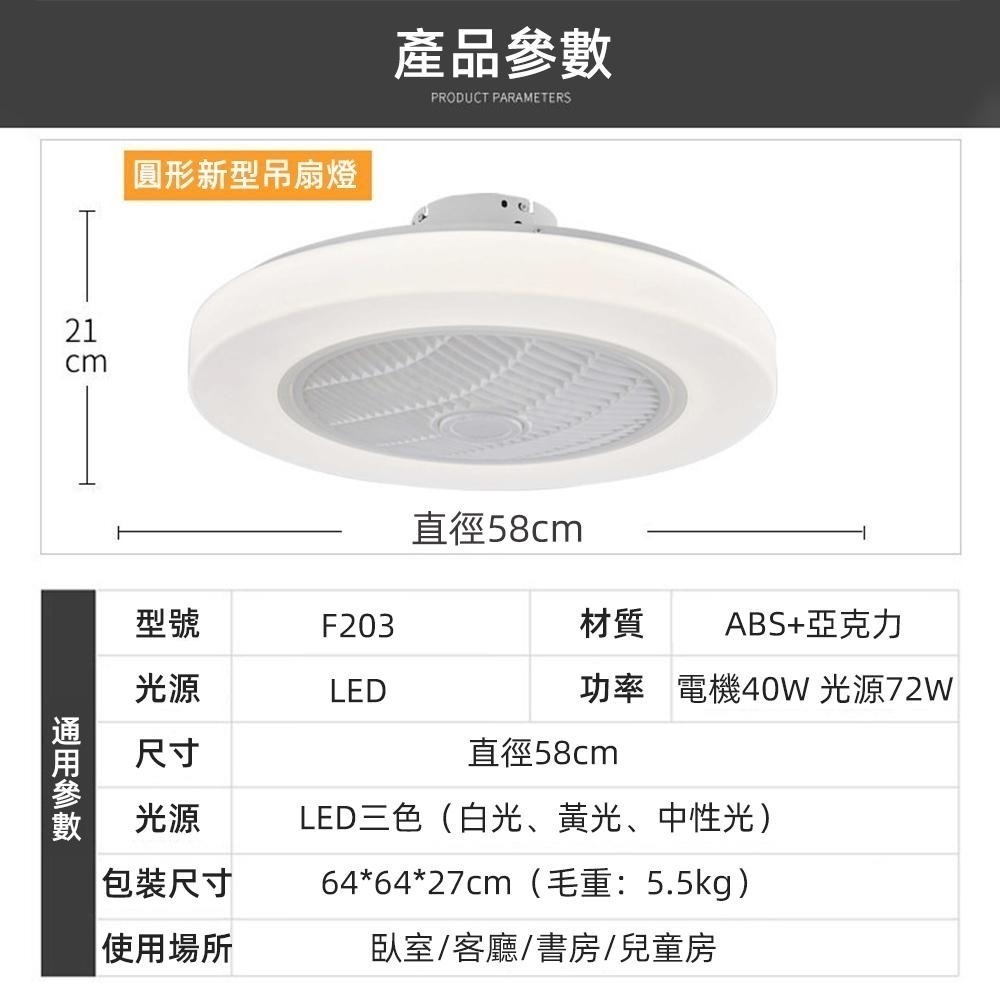 【興沐燈飾】58公分負離子風扇燈 節能吊扇燈 隱形吸頂吊扇 超薄變頻電風扇 靜音風扇 APP智能冷風扇 72W光源-細節圖5