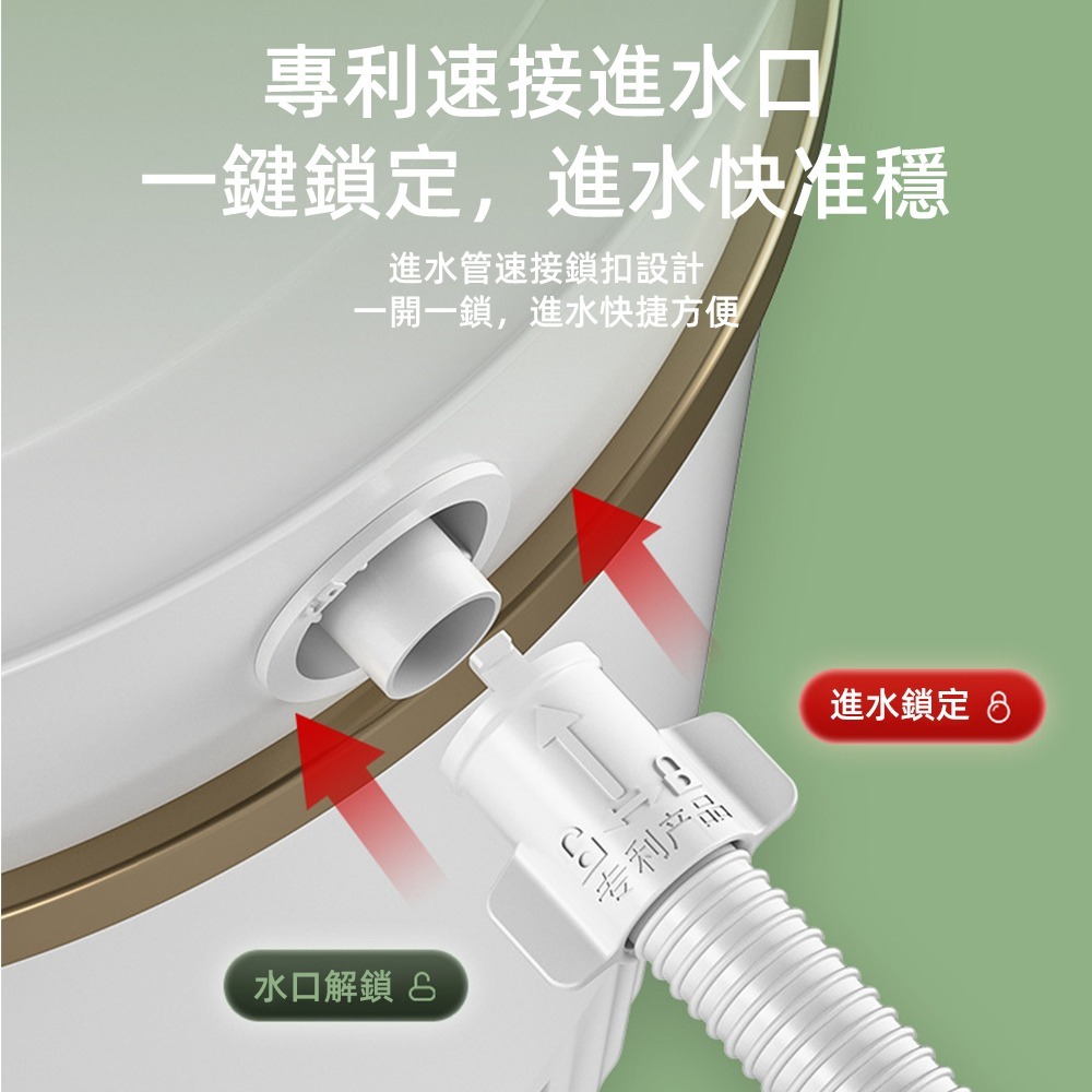 【聚優家電】小型母嬰洗衣機 自動洗衣機 插電即用 洗衣洗鞋 學生宿舍可家用 迷你洗衣機 多功能洗脫一體機-細節圖3