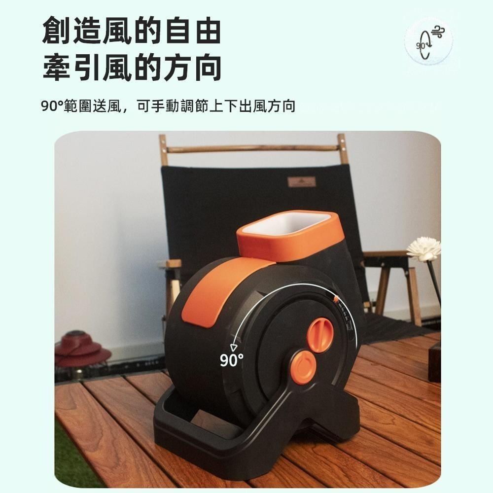 【XINGMU 興沐】新品便捷式無葉小風扇 戶外露營風扇燈 USB小吊扇 桌面led充電風扇 隨身小空調X7R 快速出貨-細節圖5