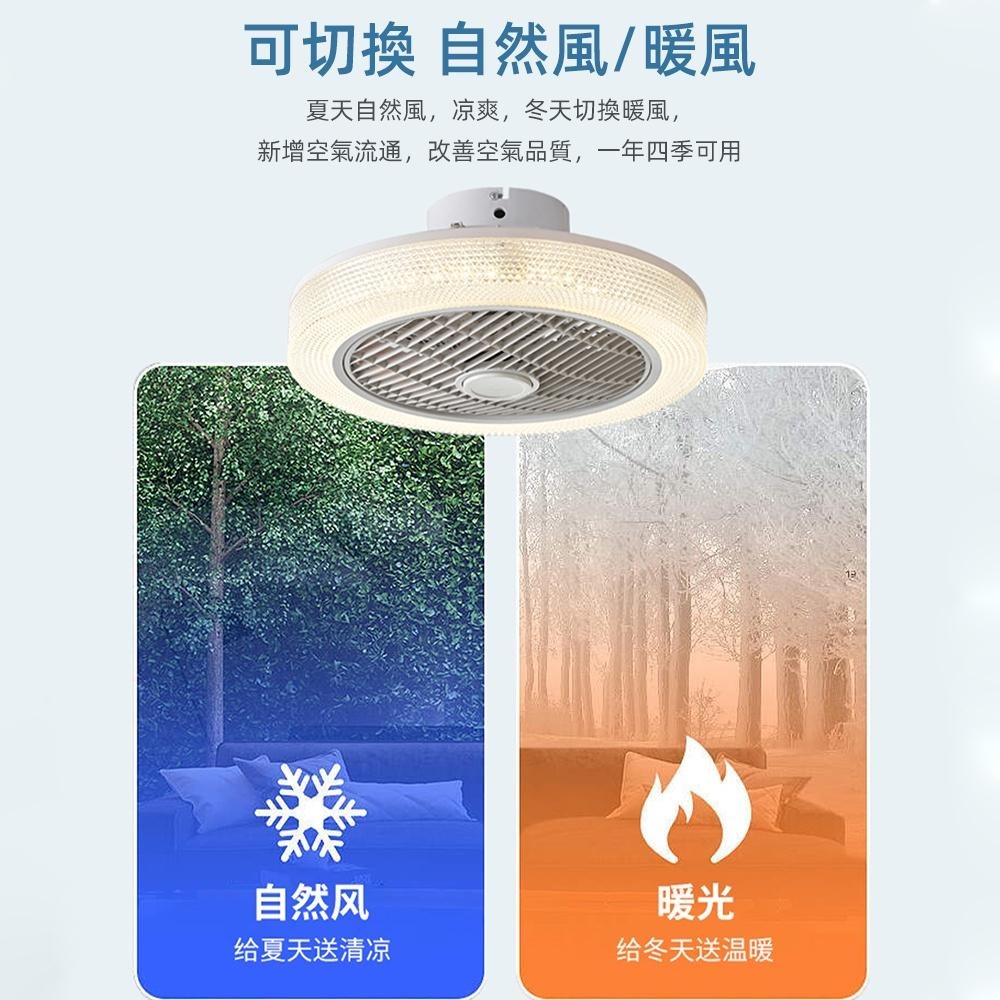 【XINGMU 興沐】臥室冷暖風扇燈 110V天花板隱形暖風機 冷暖吊扇暖扇燈 暖氣燈扇冷暖風扇 四季通用 熱風吸頂風扇-細節圖4
