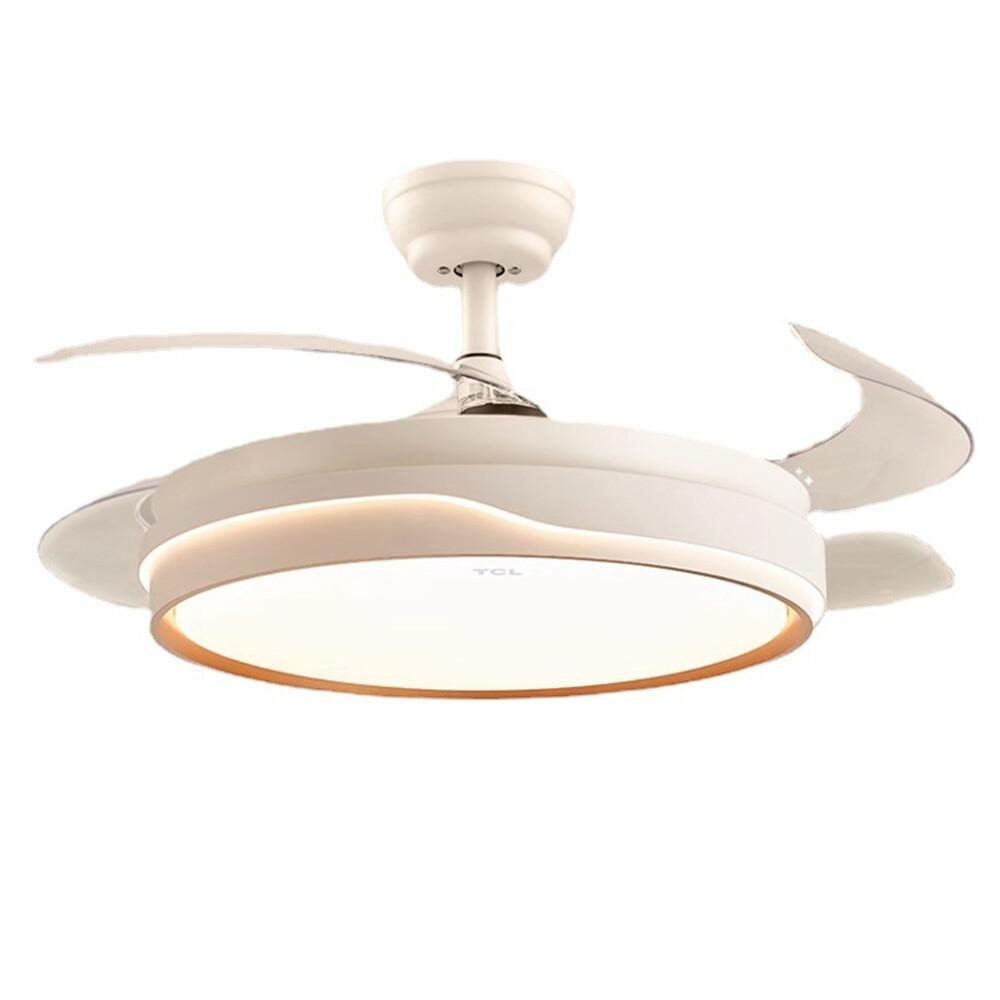 【興沐燈飾】48吋42吋隱形風扇燈 吸頂家用客廳餐廳臥室變頻簡約電扇吊燈 大風力吊扇燈 風扇 電風扇-細節圖2