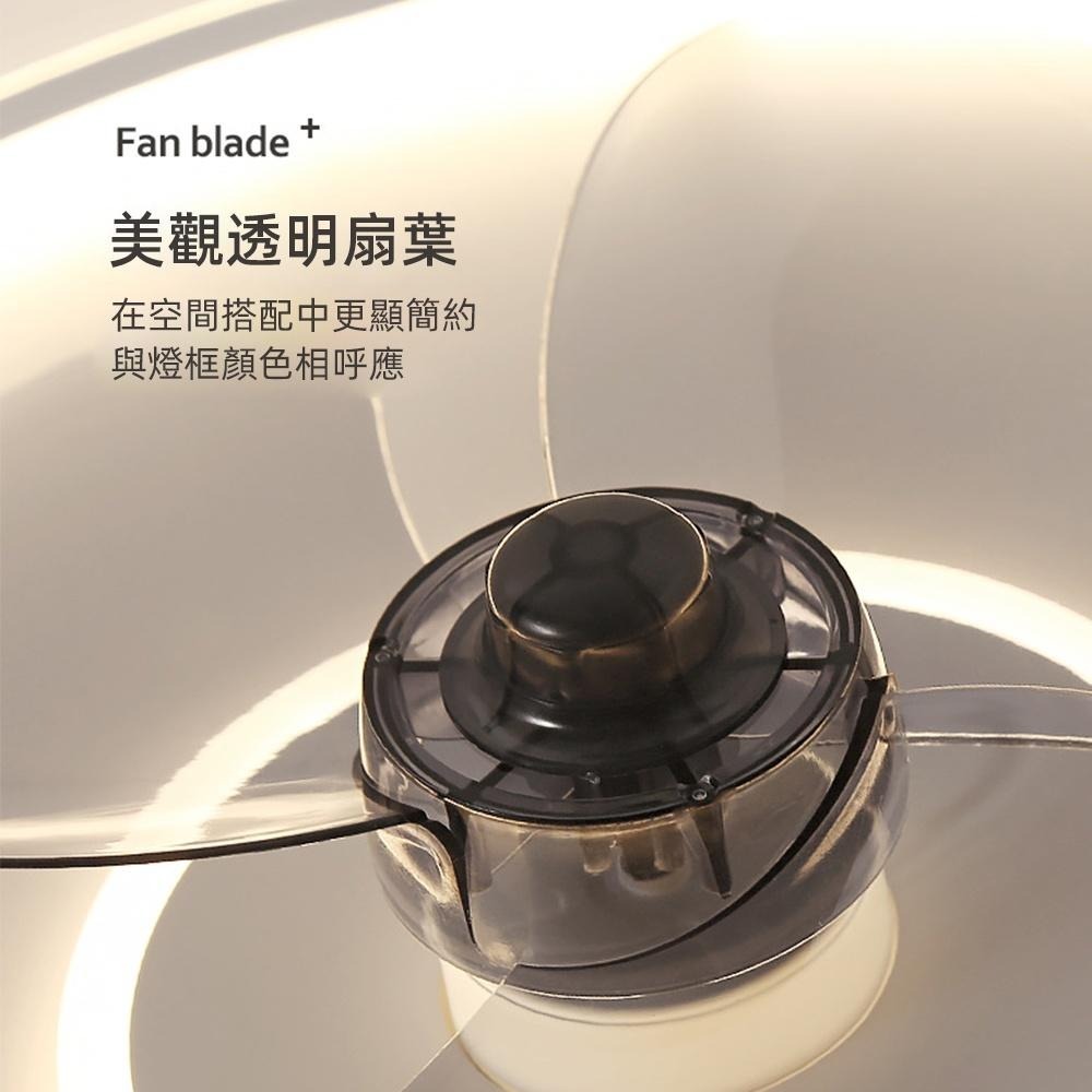 【XINGMU 興沐】110V風扇燈簡約現代家用臥室書房風扇吸頂燈 北歐創意餐廳變頻風扇燈具 電扇燈 保固免運-細節圖9