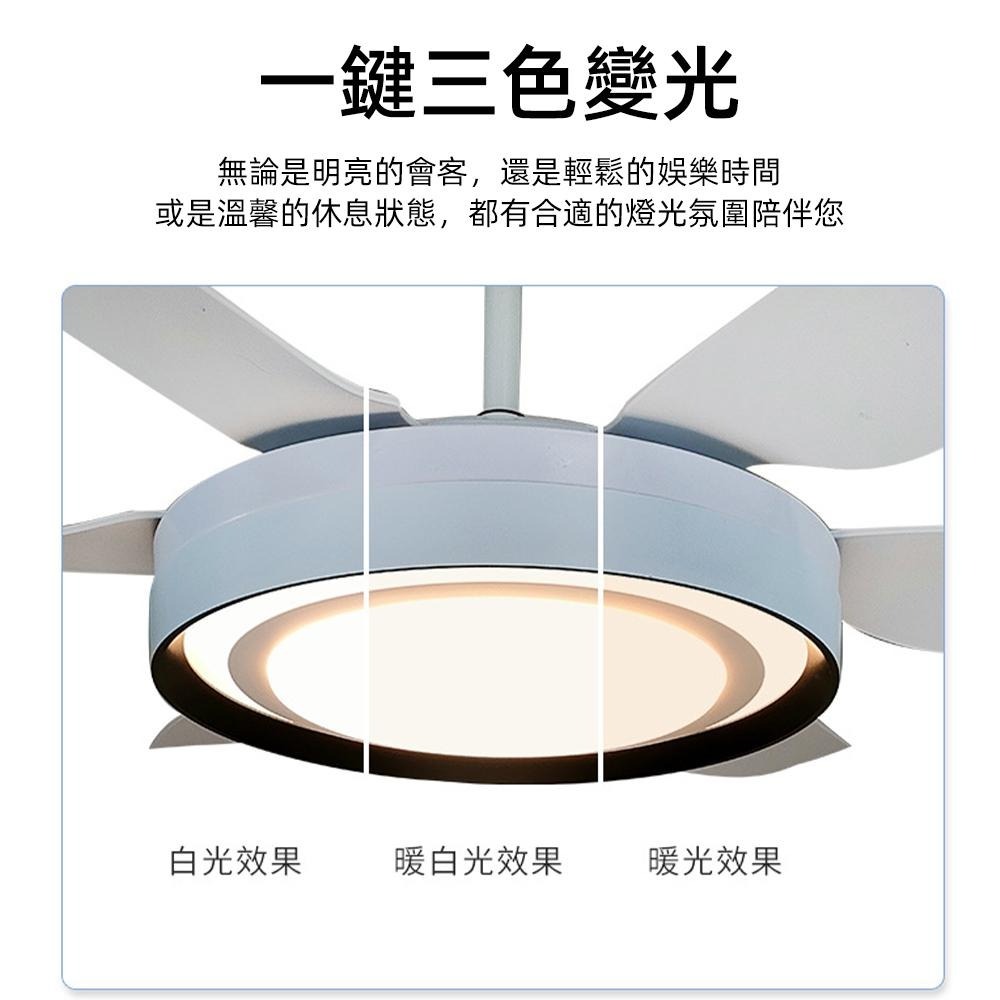 【XINGMU 興沐】52吋家用變頻大風力吸頂燈新款復古智能吊扇燈餐廳客廳臥室風扇燈- A5001-細節圖5