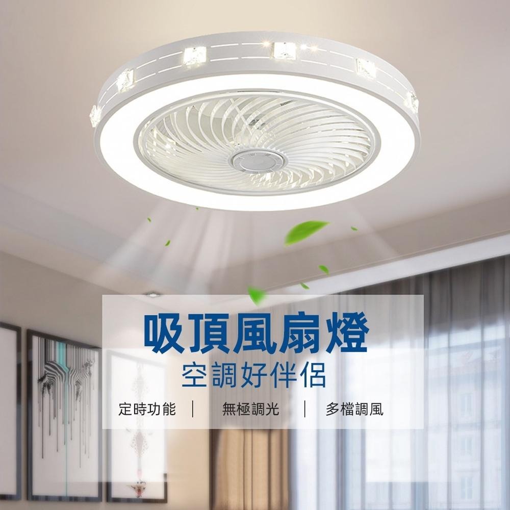 【XINGMU 興沐】60公分超薄隱形吊扇燈 手機智能APP風扇燈 臥室吸頂照明燈扇 可定時 大風力高亮度 快速出貨-細節圖5