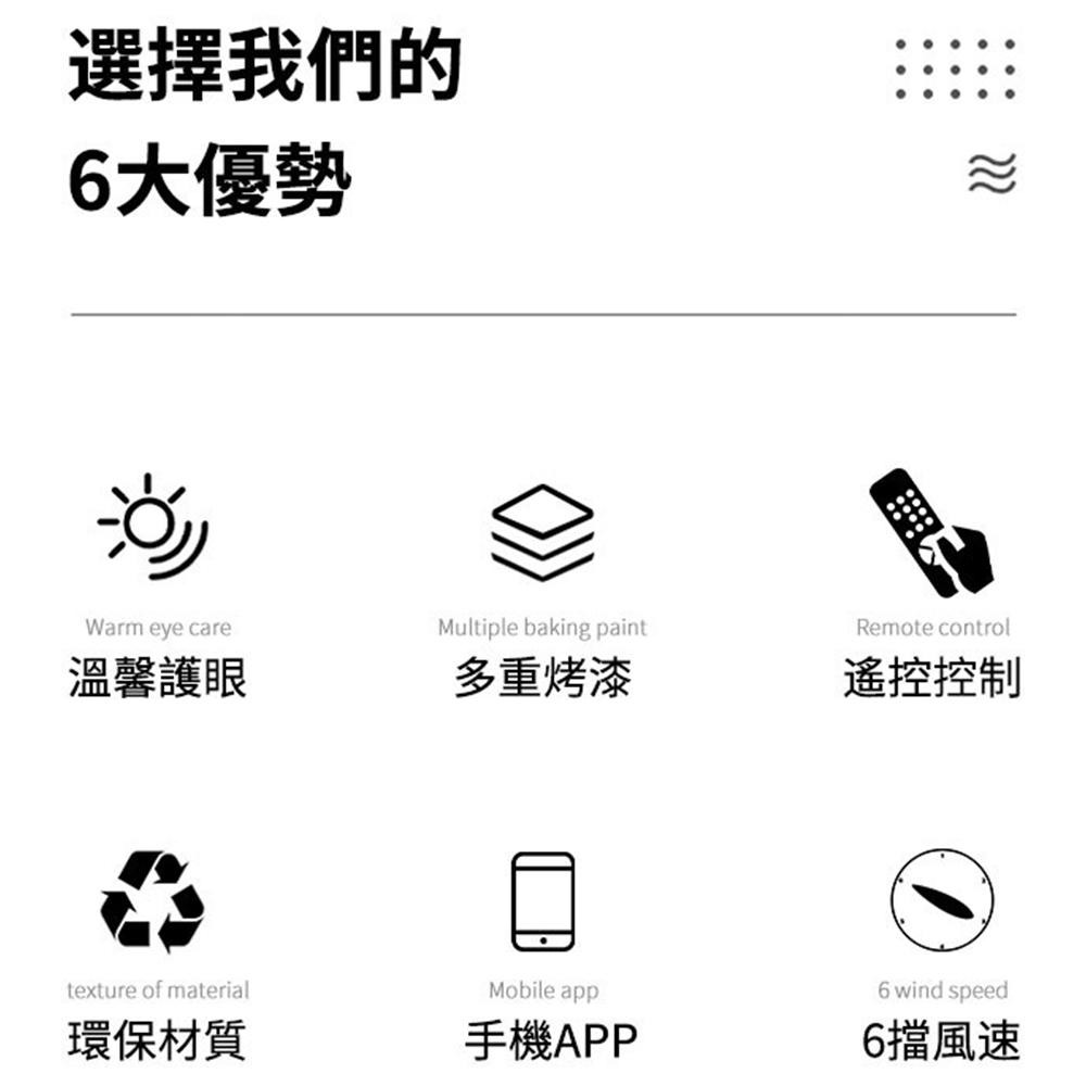 【XINGMU 興沐】新品臥室吊扇燈 現代簡約壁掛風扇燈 餐廳網紅個性極簡吊扇 創意主臥房間靜音風扇吸頂燈 7扇葉大風力-細節圖9