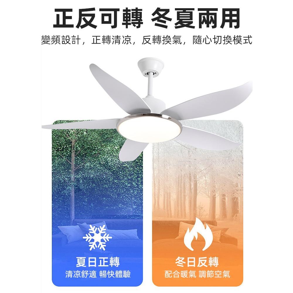 【XINGMU 興沐】美式風扇燈 個性52吋吊扇燈客廳臥室創意風扇led鐵藝燈 電扇燈-細節圖6