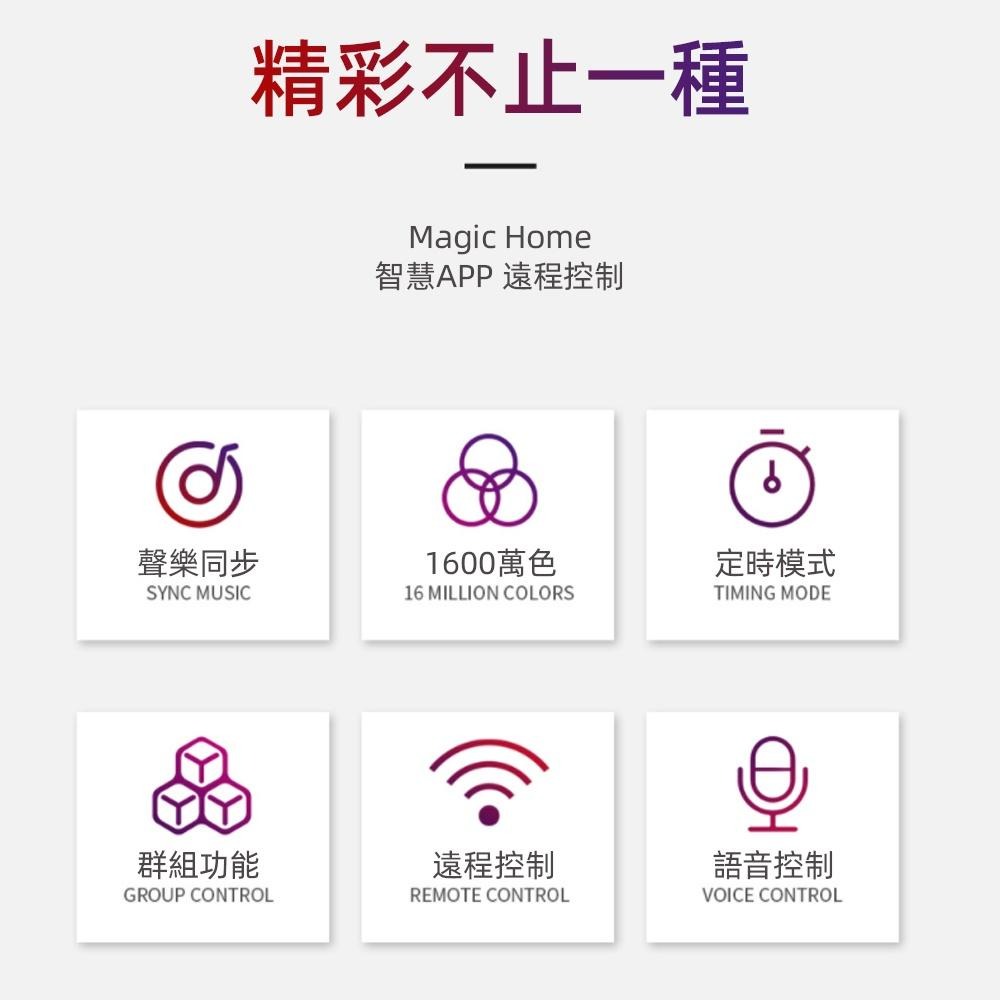 【XINGMU興沐】2.4G智能WiFi吸頂燈 多功能七彩氣氛燈 1600萬色調光 LED臥室燈 遠程控制 多色控制-細節圖6