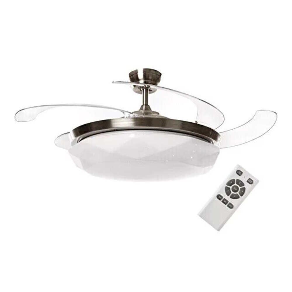 【XINGMU 興沐】52吋48吋42吋星空隱形吊扇燈 現代輕奢餐廳客廳隱形吊扇 臥室超薄智能風扇 LED變頻風扇燈電扇-細節圖2