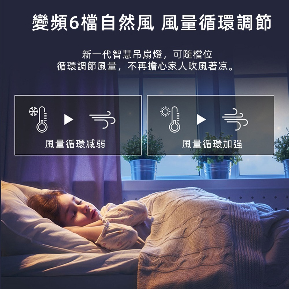 【XINGMU 興沐】52吋48吋42吋星空隱形吊扇燈 現代輕奢餐廳客廳隱形吊扇 臥室超薄智能風扇 LED變頻風扇燈電扇-細節圖11