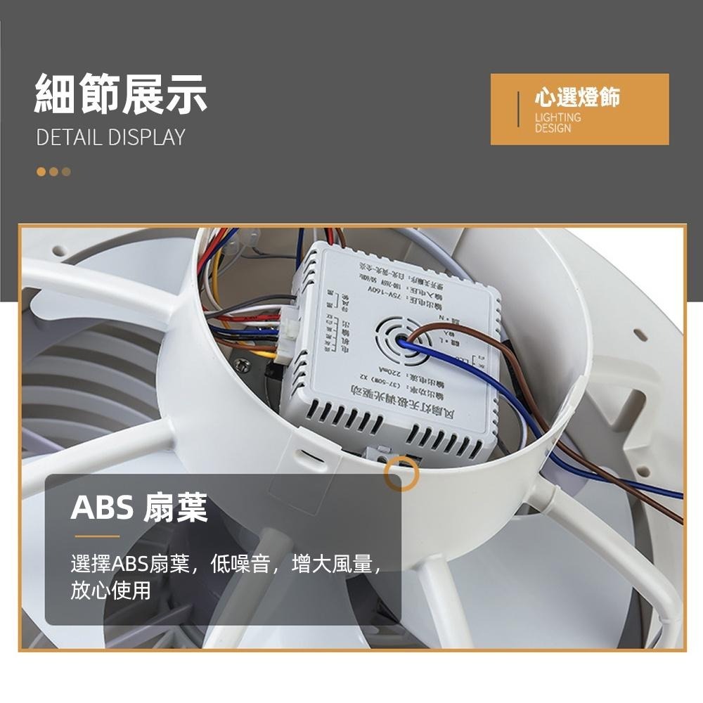 【XINGMU 興沐】金屬感多功能LED臥室吸頂燈 APP智能電扇燈 可定時遙控 循環風扇燈 天花板吸頂燈 品牌保障-細節圖8