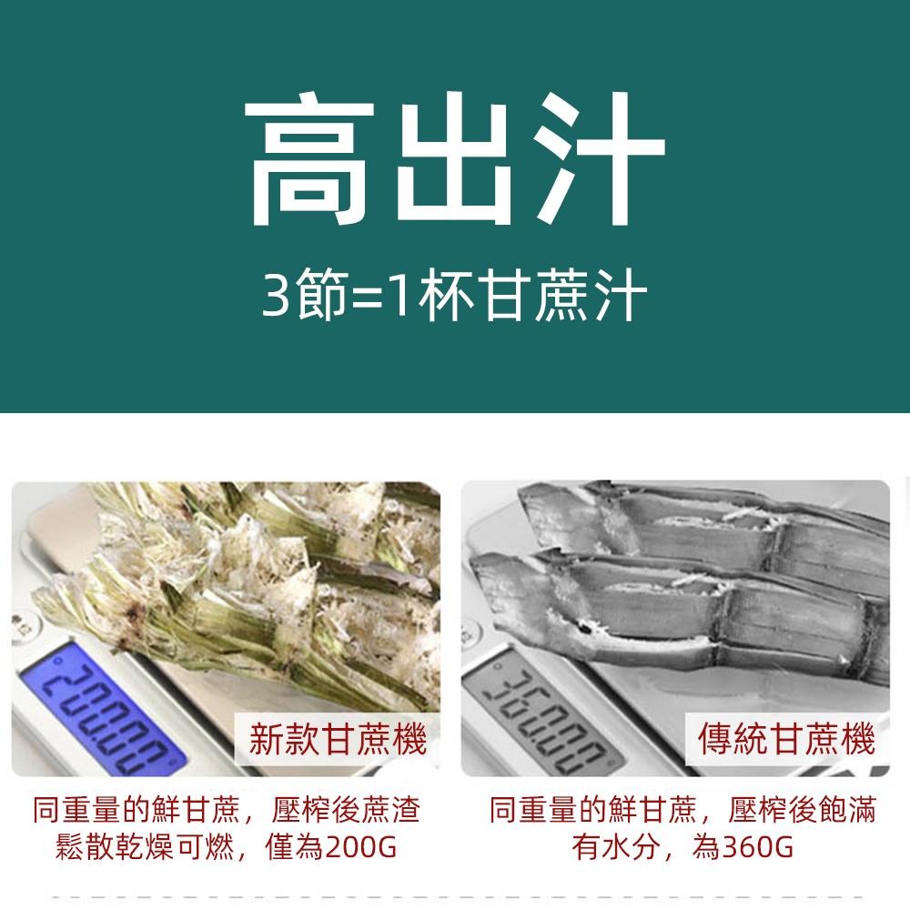 【Juyoo聚優】榨甘蔗汁機【10倍蝦幣回饋】榨甘蔗汁機 商用臺式甘蔗機 手搖榨甘蔗汁機 甘蔗榨汁機 手動式壓榨機-細節圖5