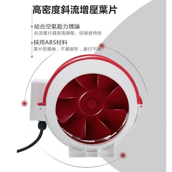 現貨一日達 排風扇110V 抽風機 管道抽風機 抽油煙機 管道風機 純銅電機 遙控開關 一年保固 當天出貨-細節圖4