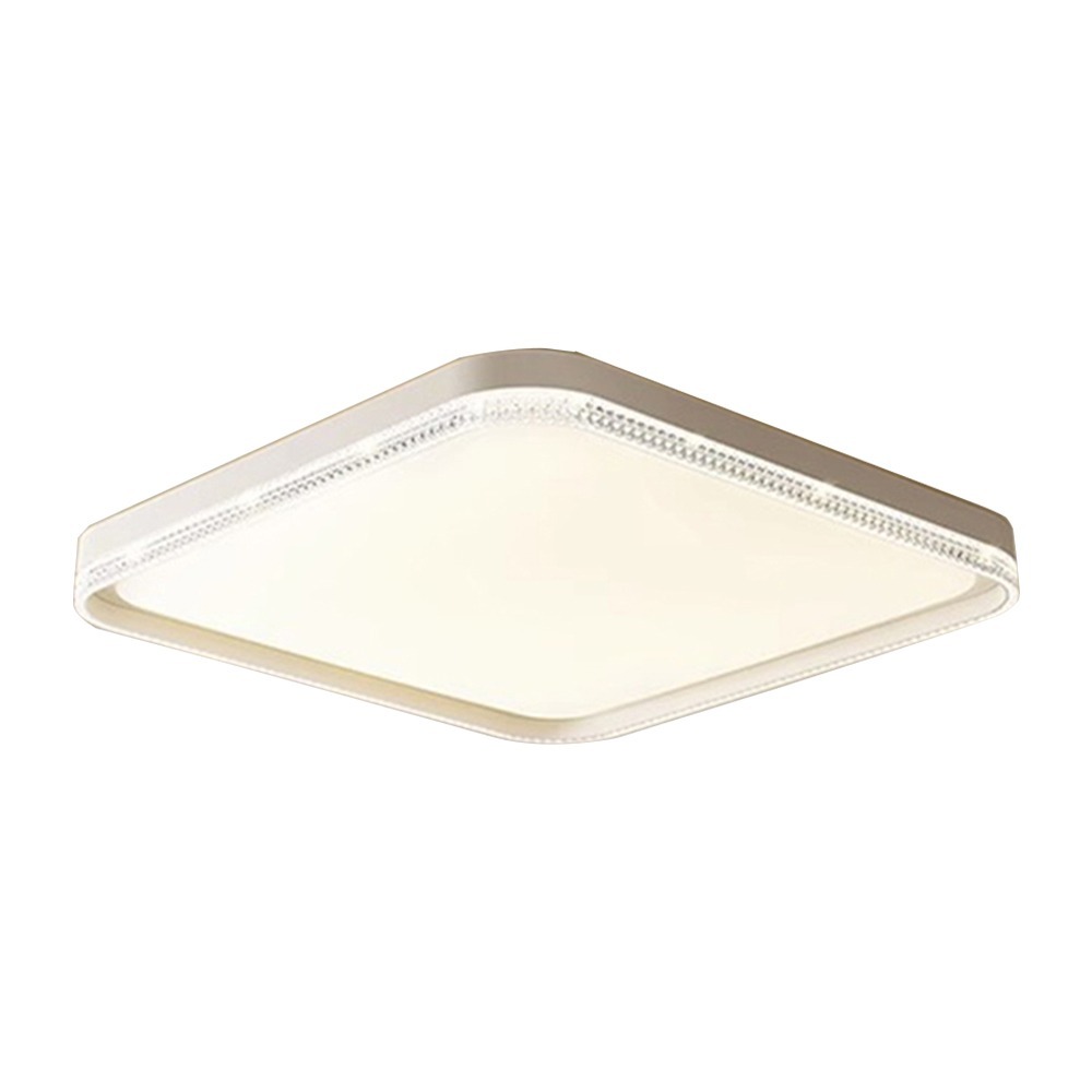 【興沐燈飾】現貨🔥全光譜led吸頂燈 新款臥室燈超薄led吸頂燈 現代簡約創意主房間客廳吸頂燈 三色無極調光送遙控-細節圖2