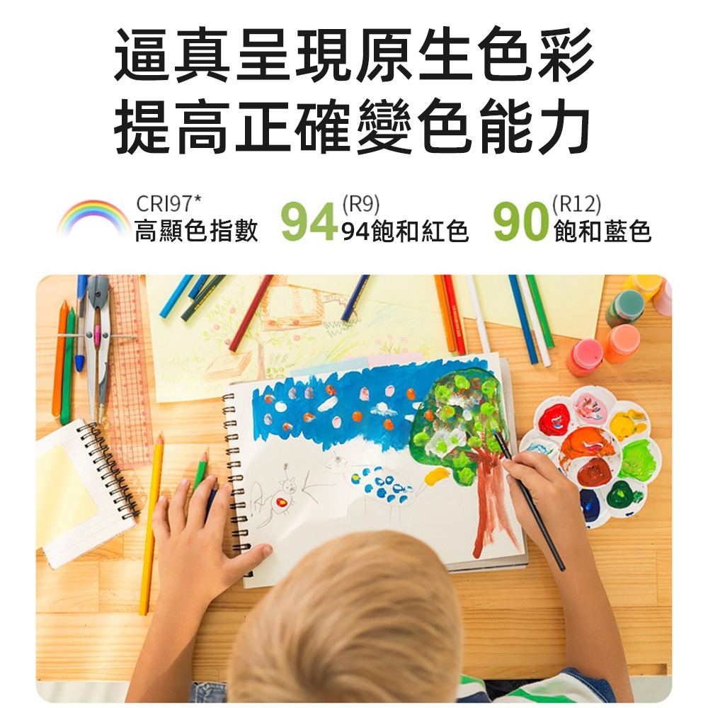 【興沐燈飾】現貨🔥 led吸頂燈 客廳大燈現代簡約餐廳燈 臥室燈 全光譜護眼燈 三色無極調光 送遙控器-細節圖8