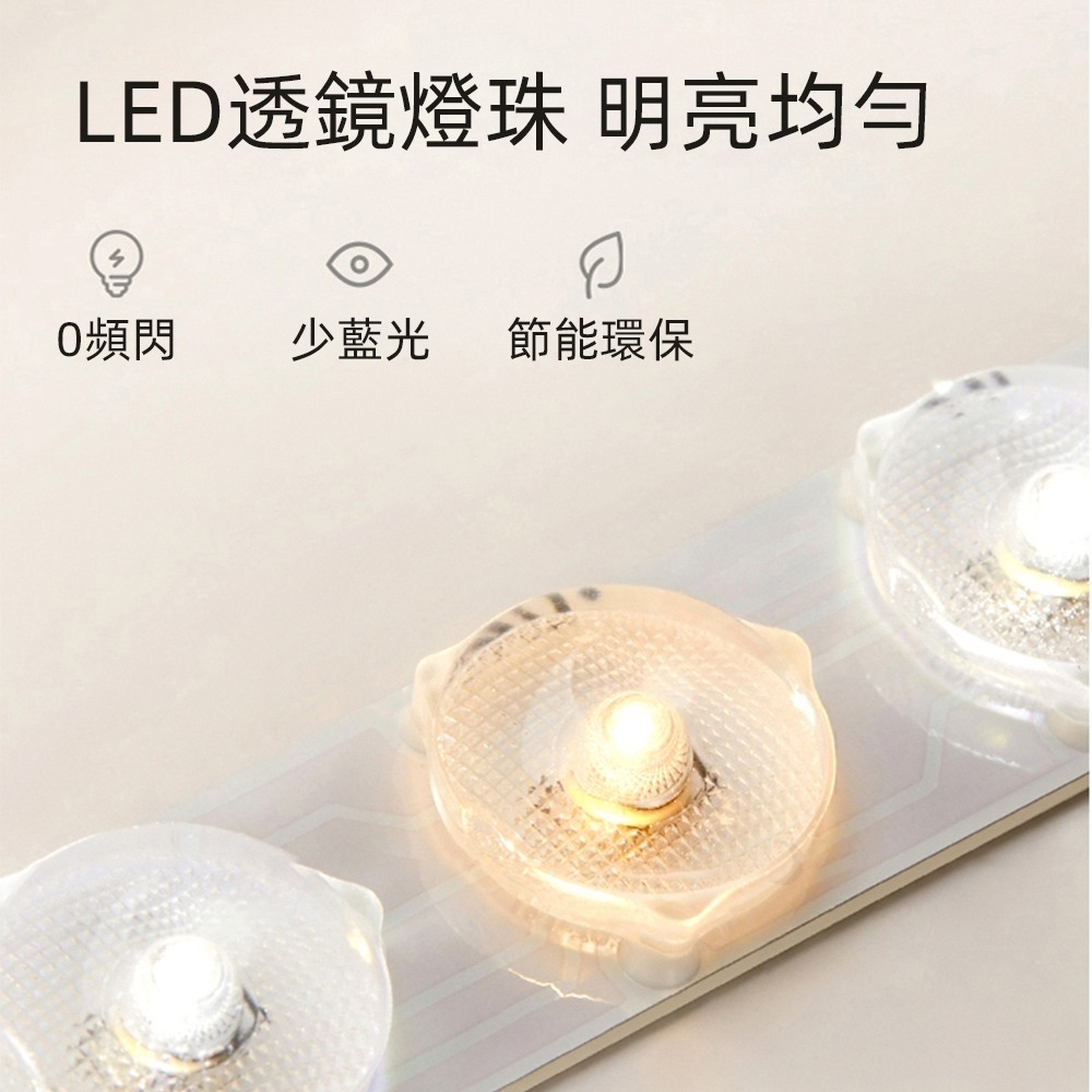 【興沐燈飾】led圓形吸頂燈 客廳主燈 簡約現代家用奶油風薄臥室燈 北歐風吸頂燈 分段切換-細節圖5