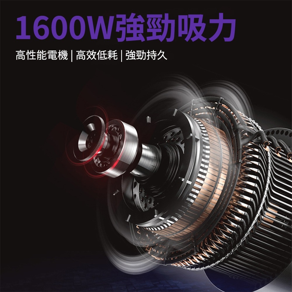 110V吸塵器 大功率大吸力桶式吸塵機 家用商用 乾濕兩用 小型工業美縫洗車用保潔機 地毯式開荒-細節圖5