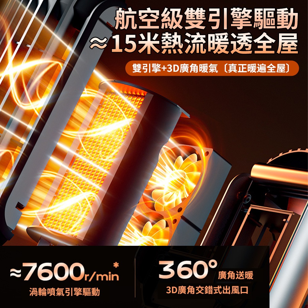 智慧觸屏暖風機 PTC陶瓷加熱熱暖器 家用取暖器立式大功率速熱 交換禮物 聖誕節禮物 電熱器 遠程遙控烘鞋器-細節圖5